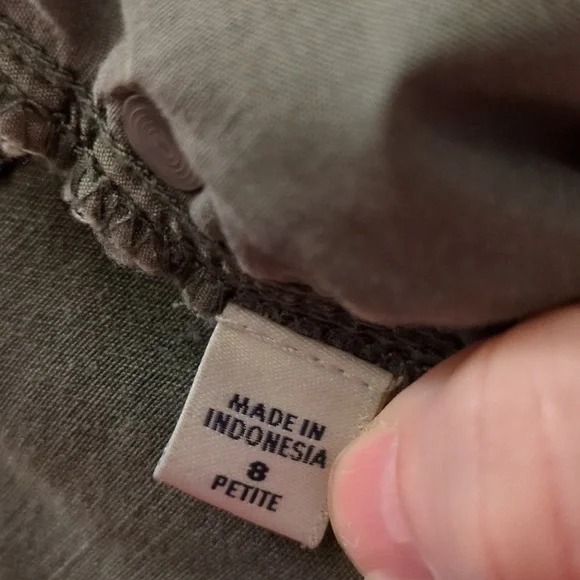 J. Jill Gray Authentic For Cropped Raw Hem Pants Size 8 Petite - Picture 6 of 10